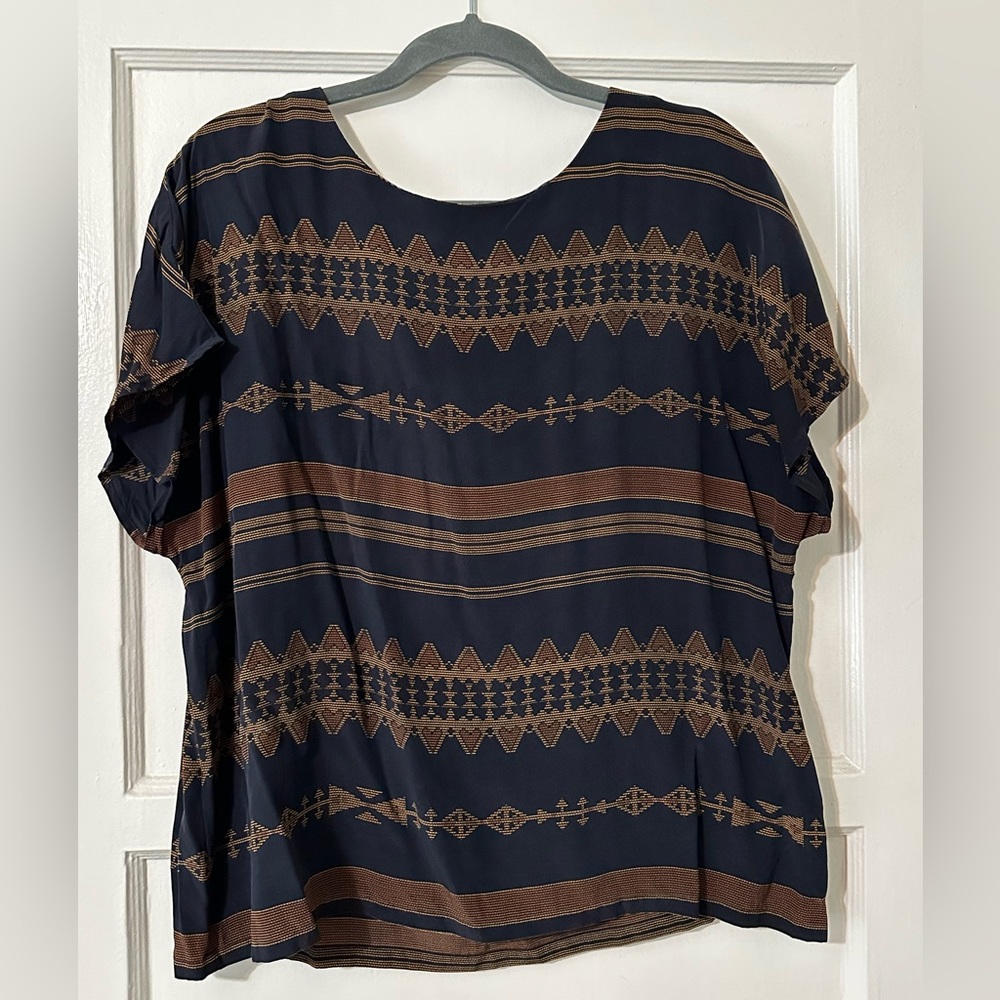 Pendleton Andrea pullover silk shirt